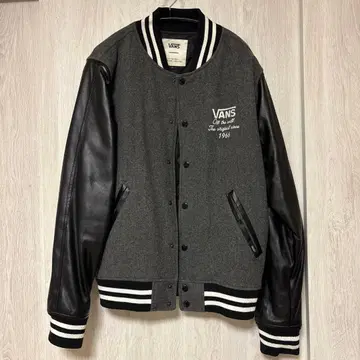 VANS 바시티 자켓 그레이/블랙