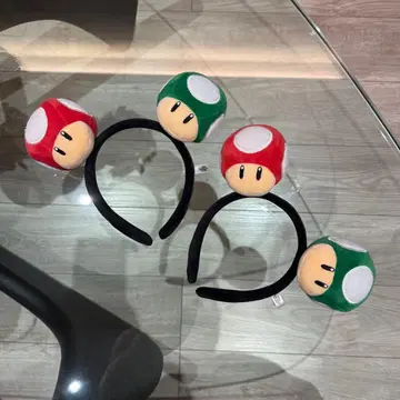 USJ 머리띠 1UP 버섯 머리띠