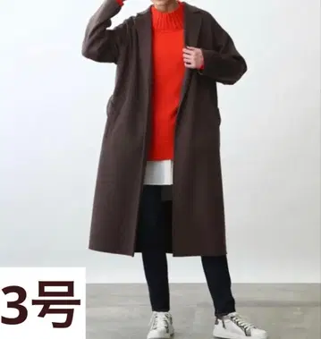 [ 새상품급 ] indivi 3호 해밀턴 울 리버 테일러 코트