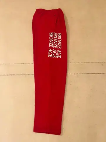 Bronze Age 언더그라운드 스웨트 팬츠 M 빨간색 usa 모델