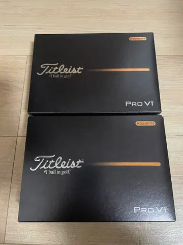 2025 타이틀리스트 PROV1 프로V1 더블 넘버 2상자