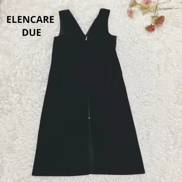 a2081 [엘렌 카레 두에] 슬리브리스 롱 원피스 블랙 지퍼
