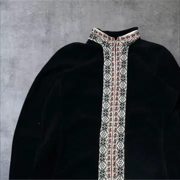 L.L.Bean 블랙 티롤리안 플리스 자켓