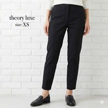 띠어리 럭스 CRUNCH 테이퍼드 팬츠 RINTON 032 블랙