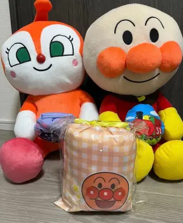 호빵맨 봉제 인형 담요