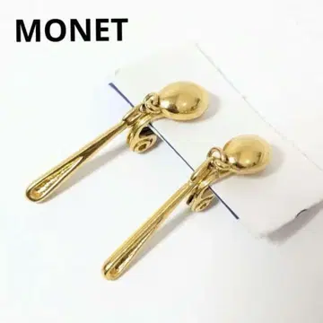 MONET 흔들리는 귀찌 빈티지 골드