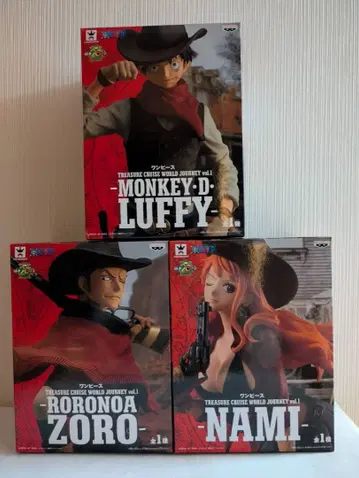 원피스 피규어 3체 세트