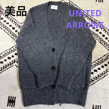 새상품급 [ UNITED ARROWS ] 알파카 x 울 V넥 가디건