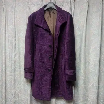 HIGH STREET 퍼플 트렌치코트