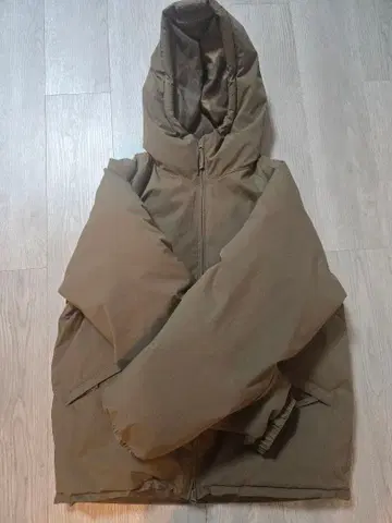 gu 웜 패디드 후드티 M