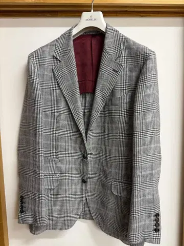 브루넬로쿠치넬리 체크 자켓 사이즈 50