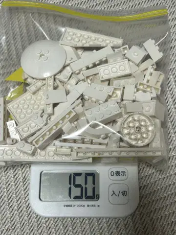 LEGO 블록 세트 화이트 그레이 다크 그레이, 작은 부품 (다색)