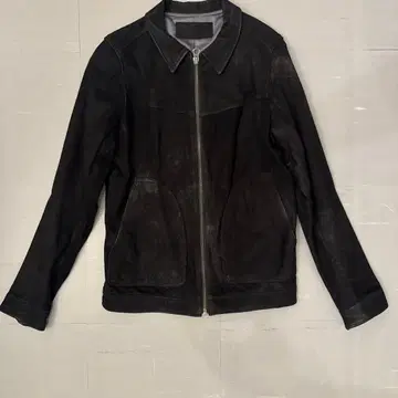 스웨이드 스웨이드 가죽 자켓