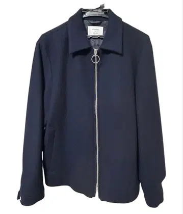 STUDIOUS 울 자켓 더블 지퍼 블루종