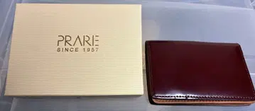 프렐긴자 명함지갑 코도반 와인 레드