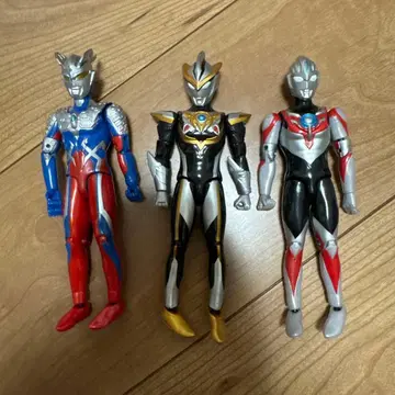 울트라맨 스타일 피규어 3체 세트