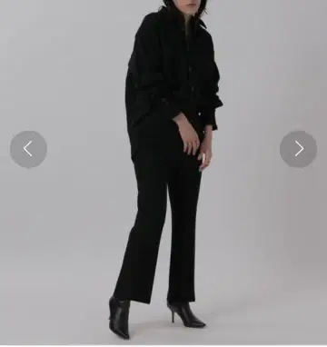 [ 새상품 ] Chaos 나스타치움 스트레이트 팬츠 38 블랙