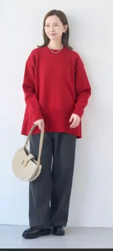 [새상품] ROPE'PICNIC 니트 (레드) 프로필 읽어주세요