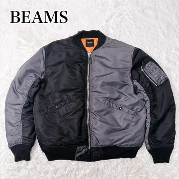 BEAMS 빔즈 플라이트 자켓 봄버 클레이지 쇼트 ma-1