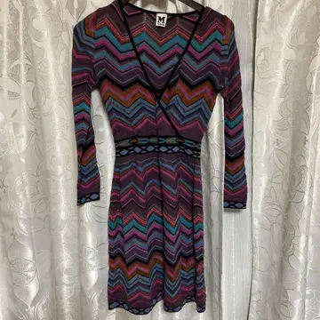 MISSONI (미쏘니) 멀티 컬러 지그재그 원피스