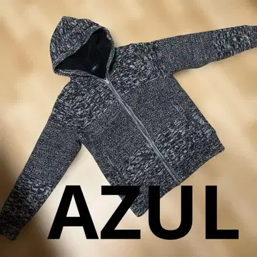 AZUL 플리스 안감 후드 부착 점퍼