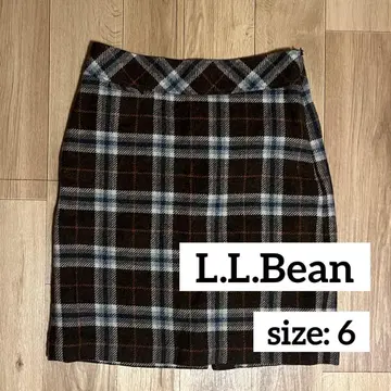 L.L.Bean 울 스커트 (size 6)