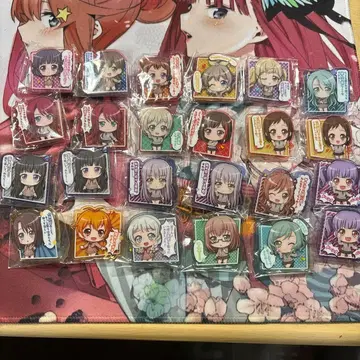 뱅드림! 대사 포함 아크릴 클립 24개