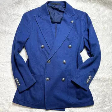 딸리아또레 브리라 니트 더블 자켓 부토니에르 44