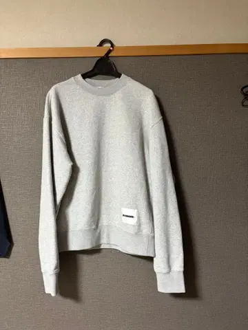 새상품급 JIL SANDER 그레이 맨투맨
