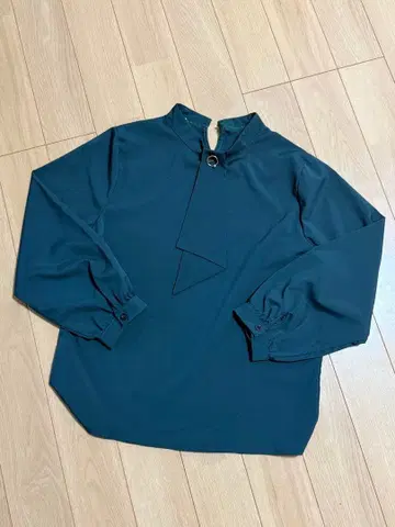 여성용 의류 블라우스 파란색