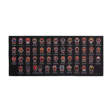 슈퍼전대 히어로 역대 레드 SD 페이스 타월