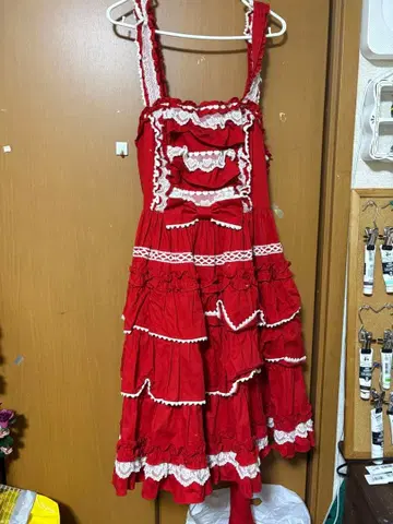 Angelic pretty 오버롤 스커트