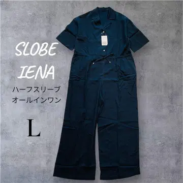 [택 포함 새상품] SLOBE IENA 올인원 하프슬리브 네이비
