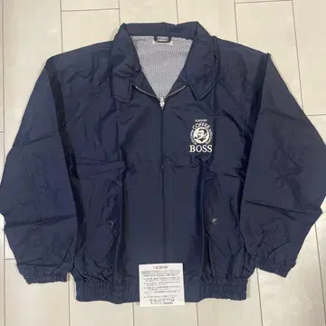 SUNTORY BOSS 나일론 자켓 네이비