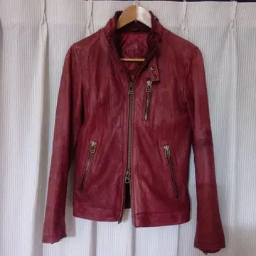 House of Blues 가죽 자켓 레드