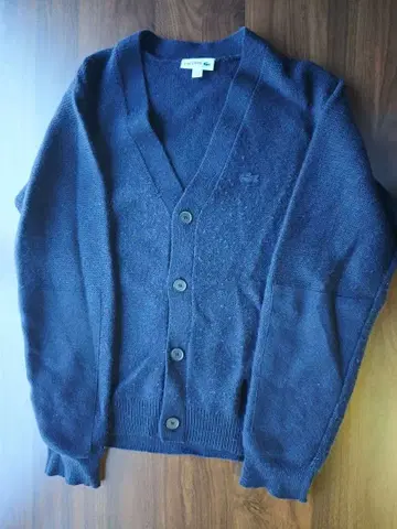 LACOSTE 네이비 가디건 US M