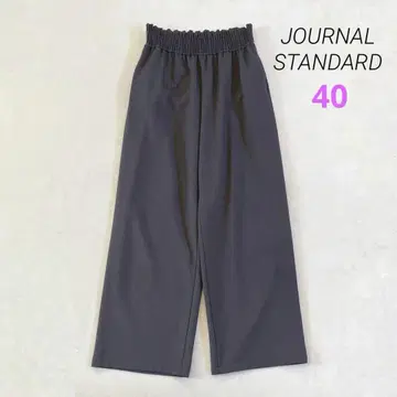 저널 스탠다드 울 라이크 스트레치 와이드 팬츠 40 그레이