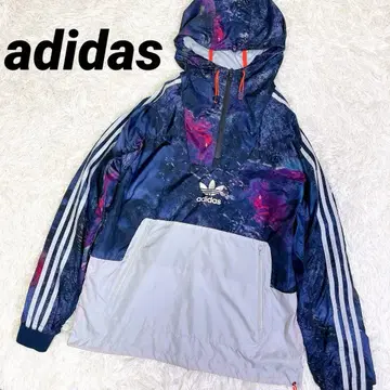 새상품급 adidas 원포인트 나일론 후드티 갤럭시