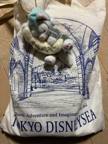 도쿄 디즈니 씨 토트백 더피
