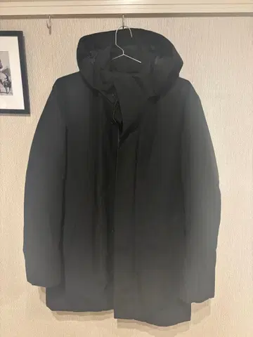 UNIQLO 블랙 하이브리드 다운 자켓 S