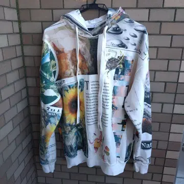 designwall 아트 프린트 후드티