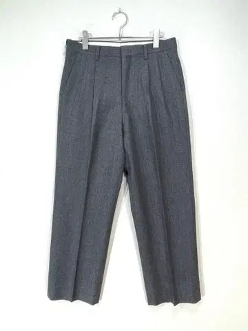 639 DAKS 두꺼운 원단 부드러운 고급 트위드 안감 있는 2턱 슬랙스