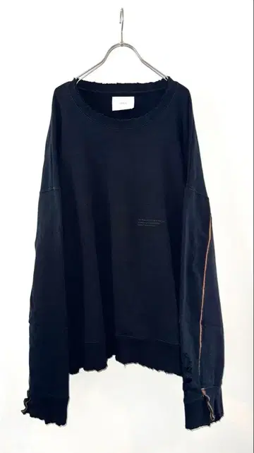 stein ssstein 슈타인 맨투맨 Black 블랙