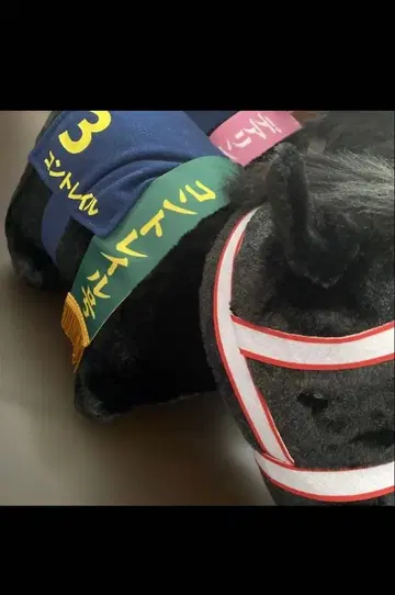 경주마 디자인 봉제 인형