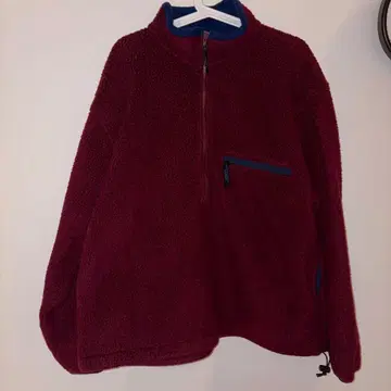 llbean 플리스 자켓 빨간색 vintage 구제 의류 90s