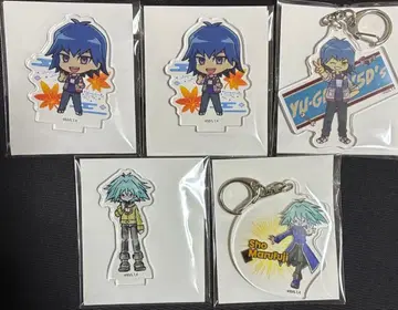 유희왕 GX 5D's 5종 세트 아크릴 스탠드, 아크릴 키링