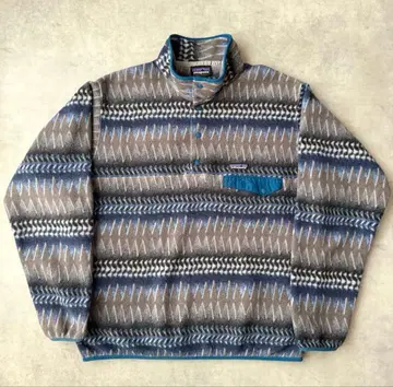 파타고니아 라이트웨이트 신틸라 스냅T 플리스 L 올 패턴