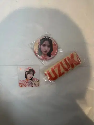 진세이 스즈카 오스즈 캔뱃지 스트랩 스티커 세트