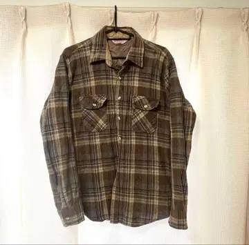 DAKOTA 체크 무늬 플란넬 셔츠 L 사이즈