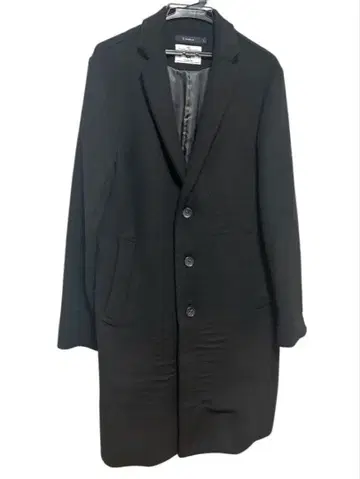 RAGEBLUE 블랙 체스터 코트 L